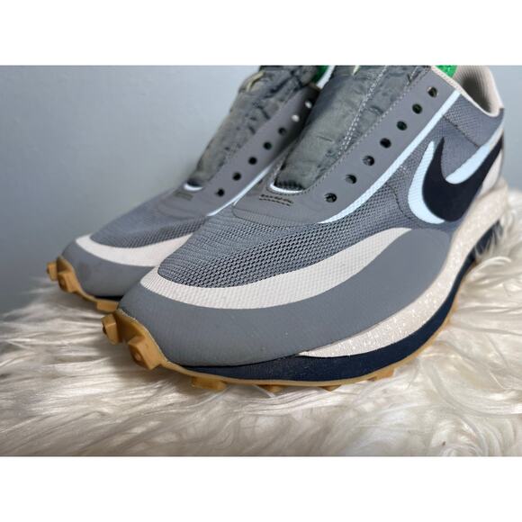 Nike Mens 10 LDWaffle DH3114 001 Sacai x Clot Cool Grey Green Size 10 No Laces main image 8